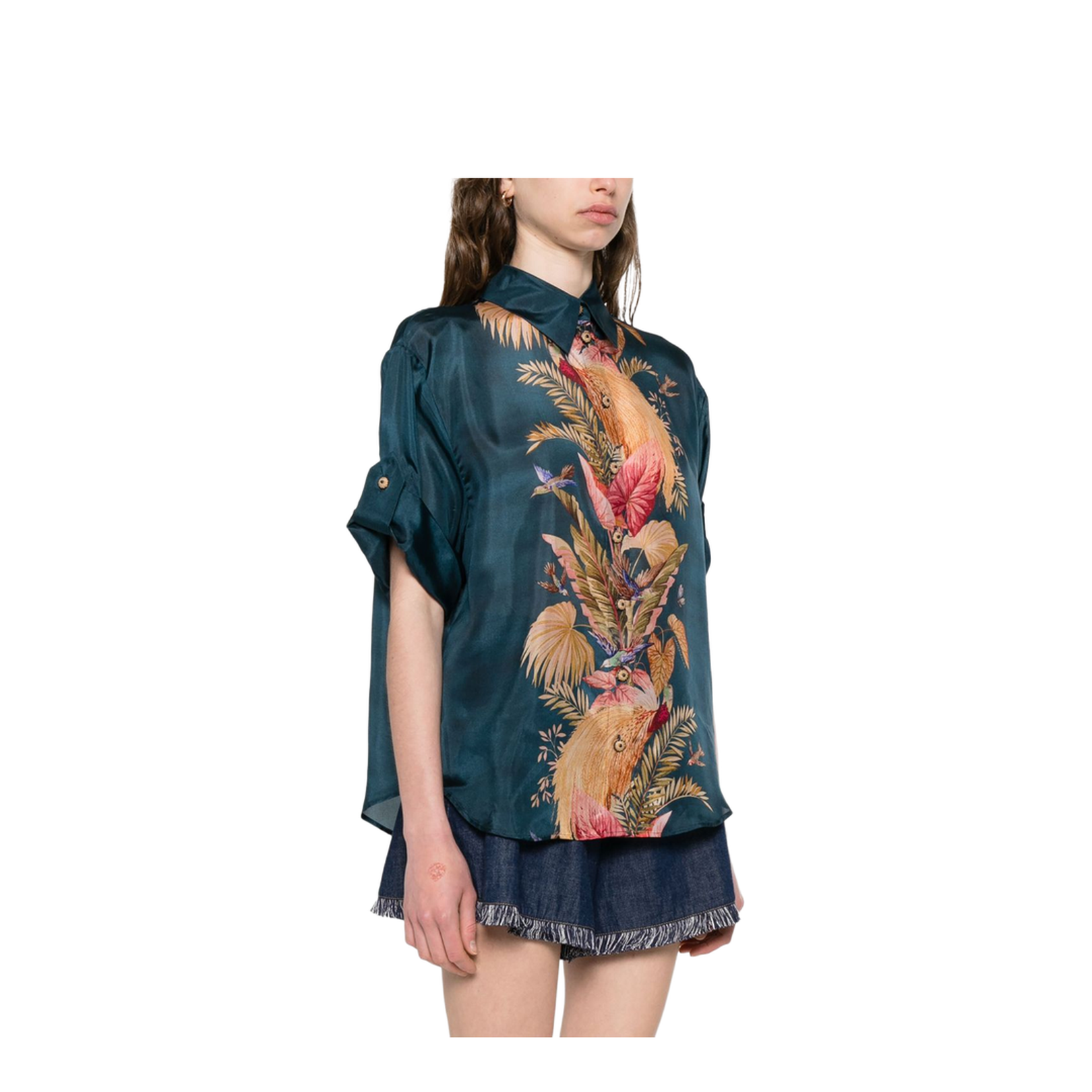 Ascension Printed Silk Shirt