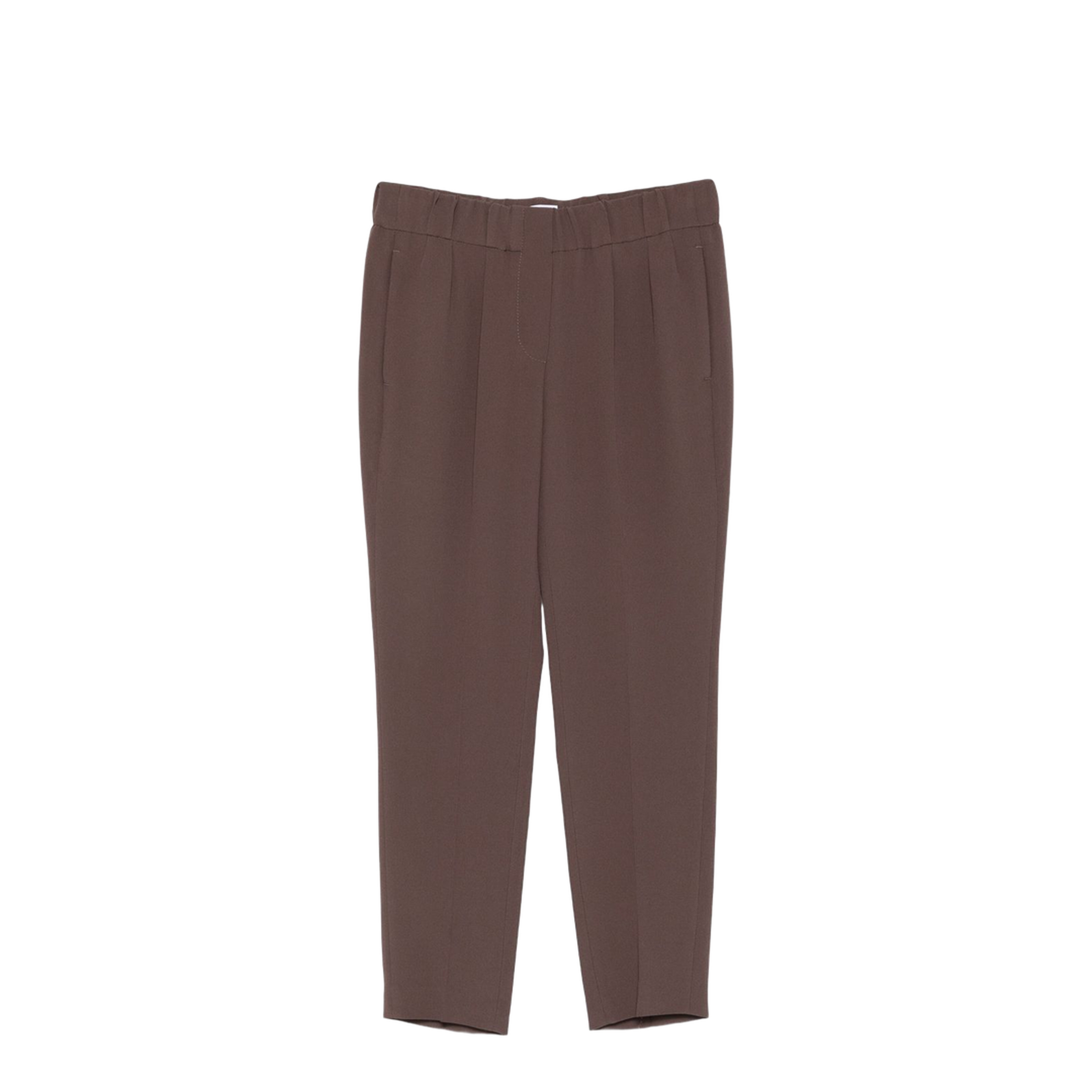 Tailored Jogger Pants - Brown