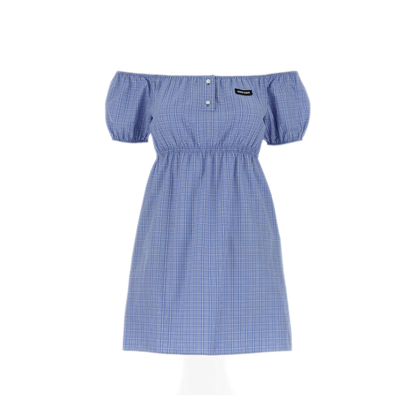 MAYFEYR - Miu Miu - Check Popeline Dress - MF6225SOOO183AF0076