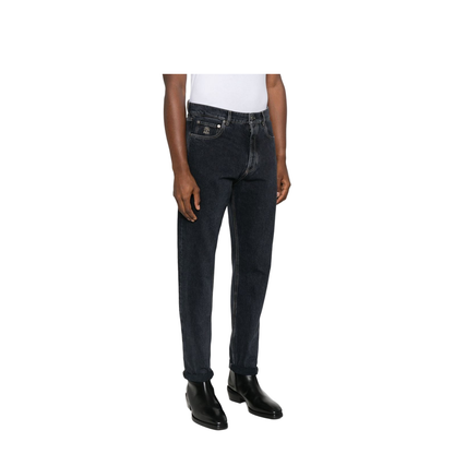 Denim Cotton Jeans - Grey