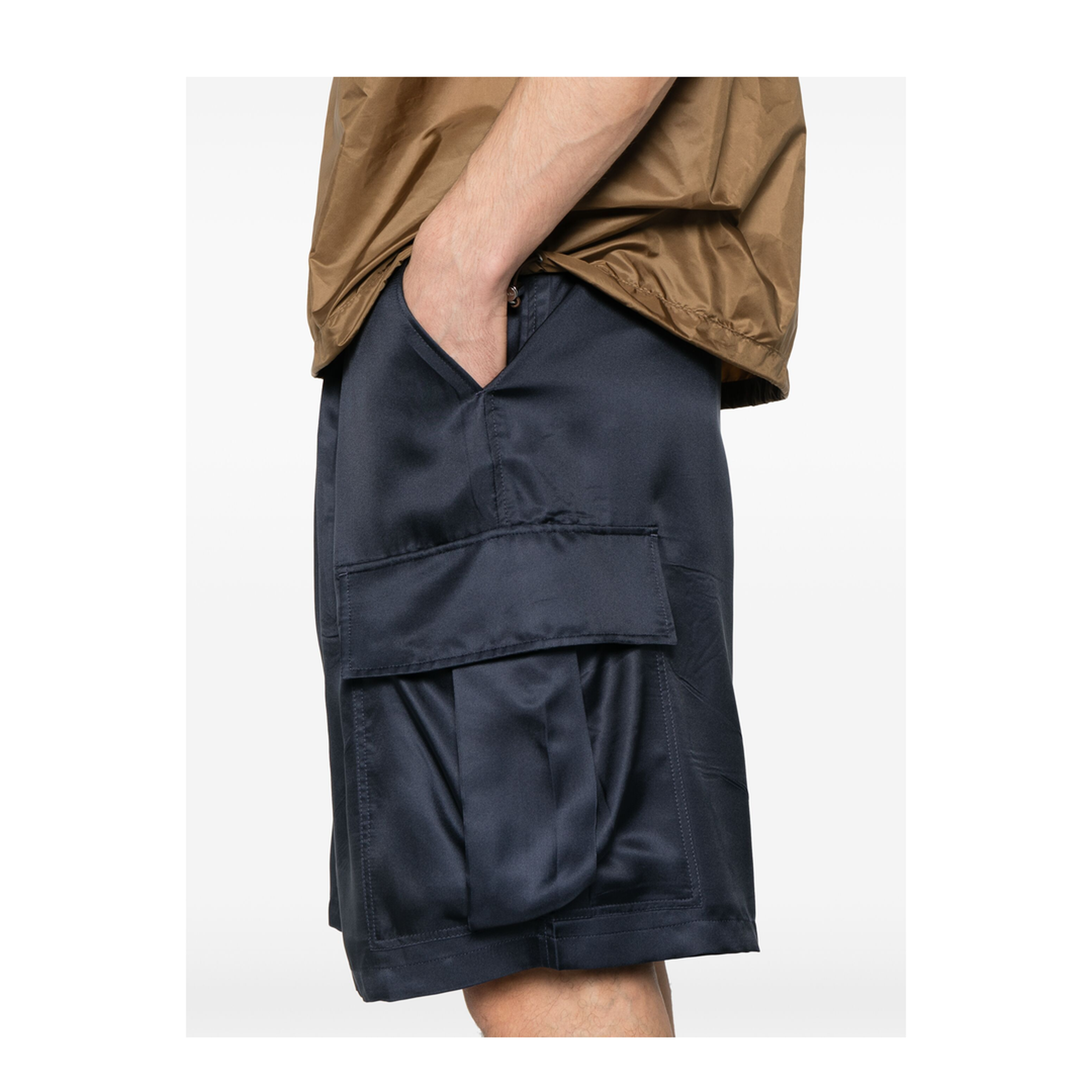 MAYFEYR - Prada - Silk Cargo Shorts - SPH460SOOO16GEF0008
