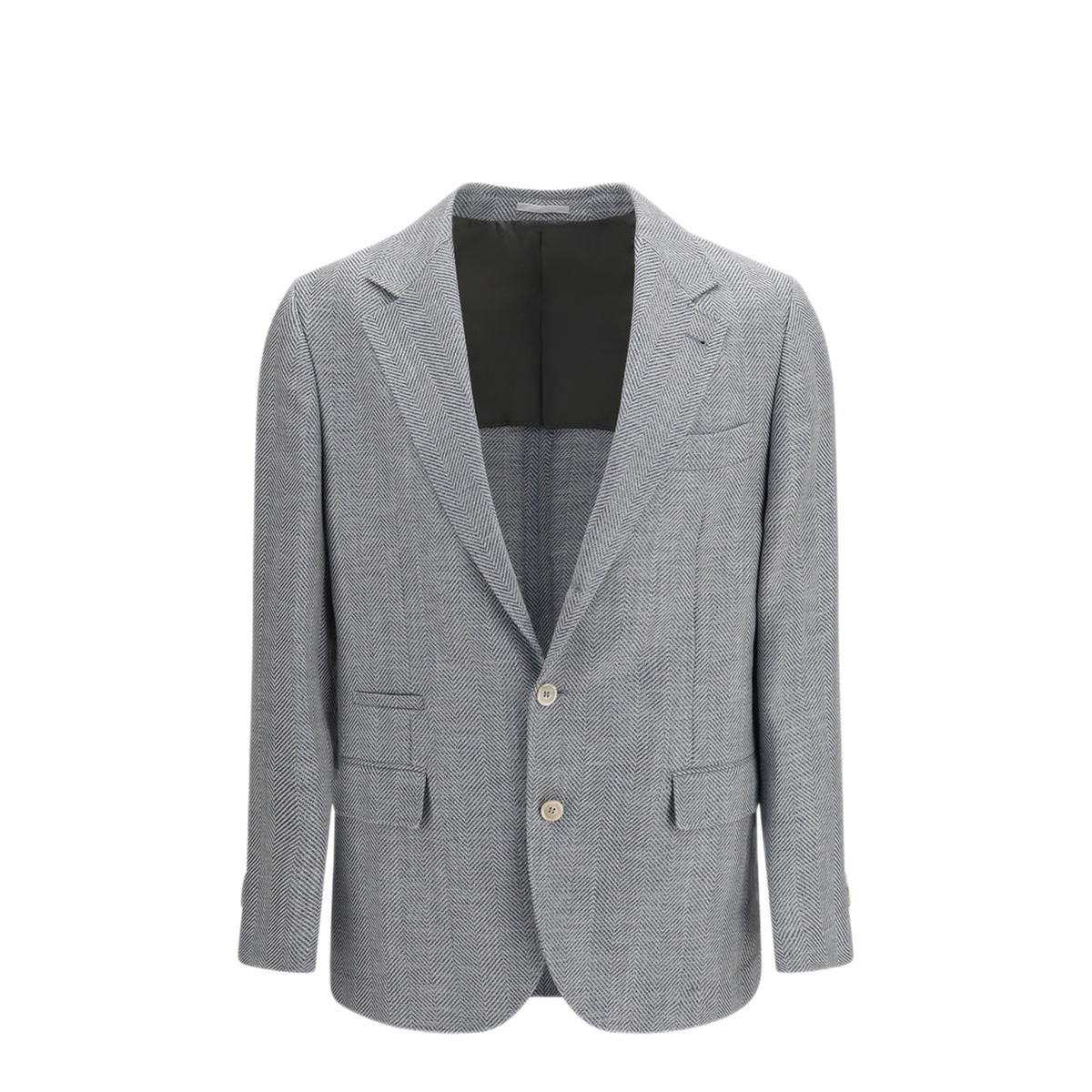 MAYFEYR - Brunello Cucinelli - Deconstructed Wool Alpaca Silk Chevron Blazer - MV4547BTDC004