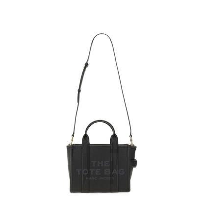 The Small Tote Bag Grainy Leather Bag in Black