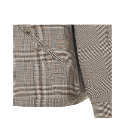 MAYFEYR - MASTERMIND JAPAN - Glen Check Harrington Jacket - MJ26EE2BL019101GLEN