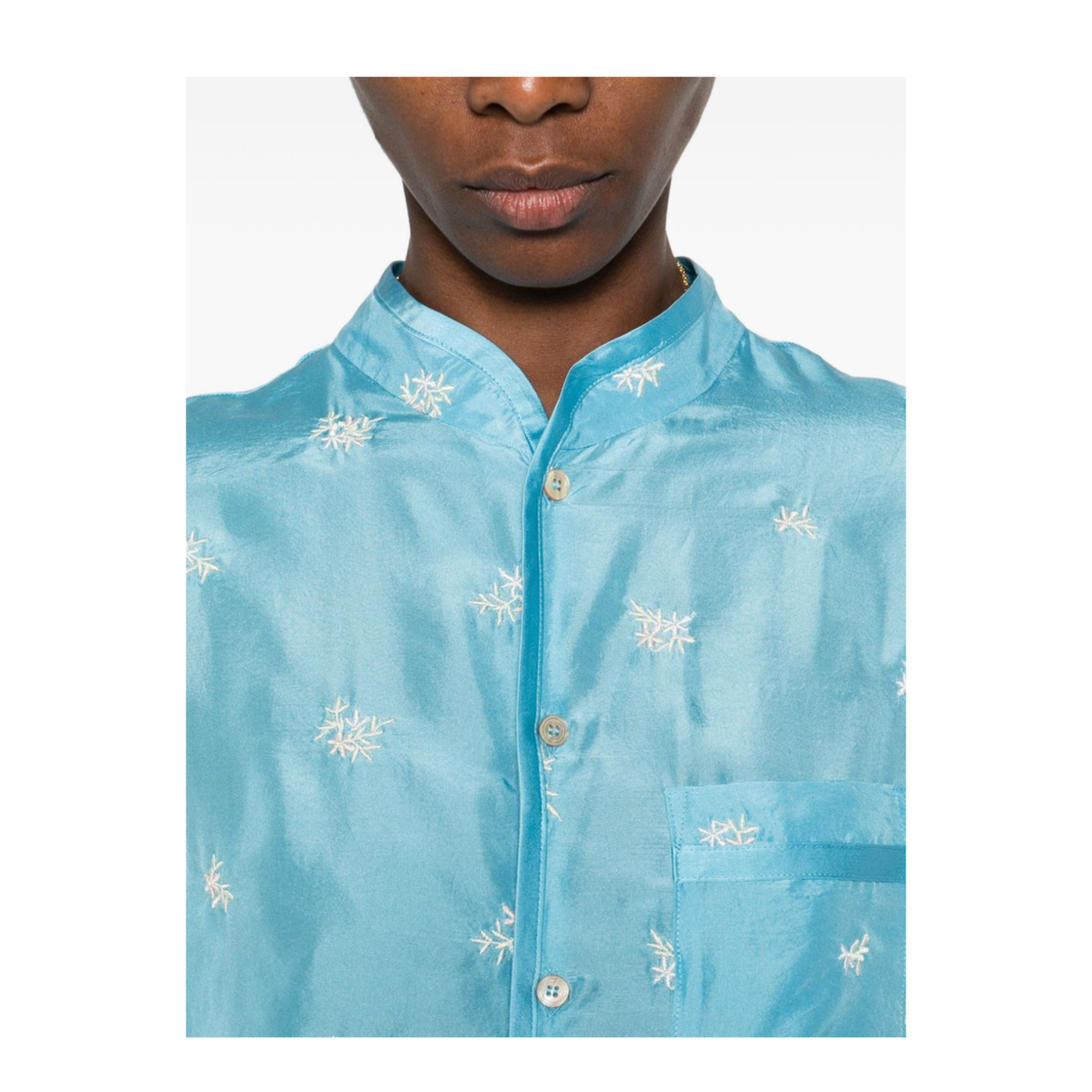 MAYFEYR - Forte Forte - Clear Blue Shirts - 14868MYSHIRTTURCHINO
