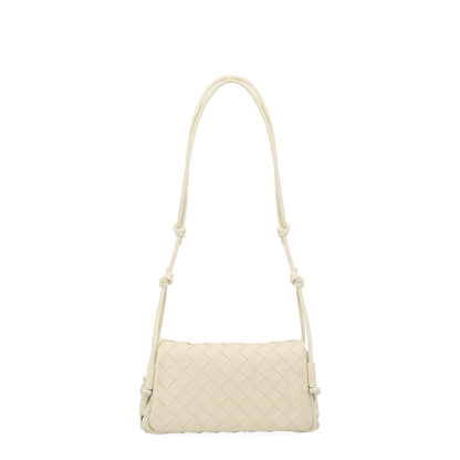 Notturno Intrecciato Nappa Crossbody - Sea Salt