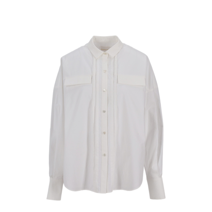 MAYFEYR - SHUSHU TONG - Tuck Lace Blouse - MWDETO15CO006WH100