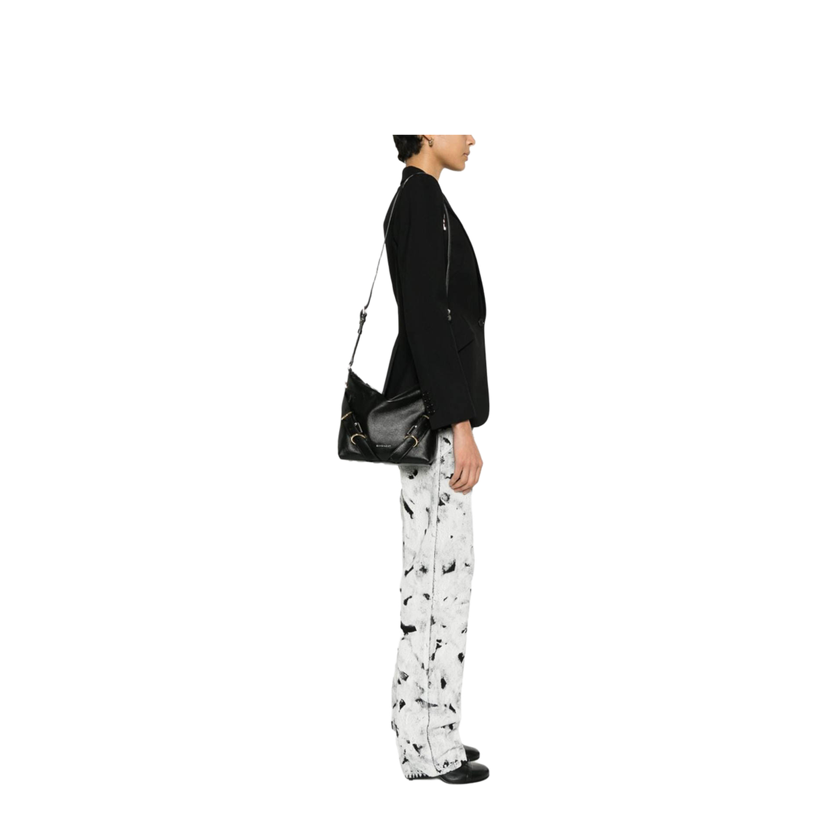 Voyou Shoulder Bag in Leather