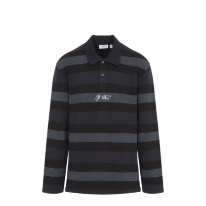 MAYFEYR - Off-White - Stroke Ow Relax L/S Polo - 44MAD015F26J002960