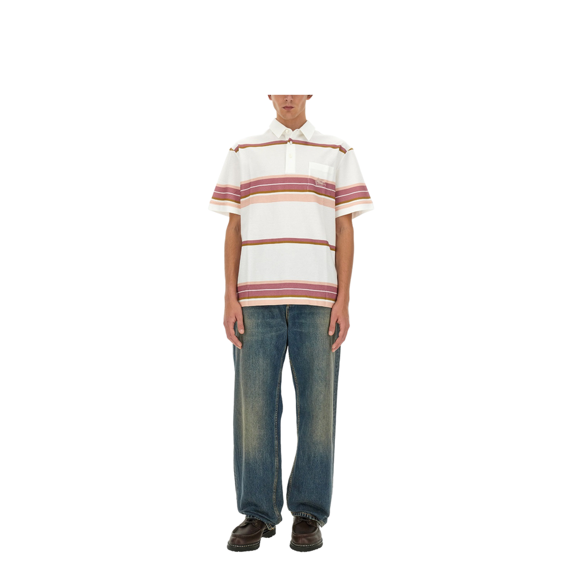 Polo Shirt with Pegasus Embroidery