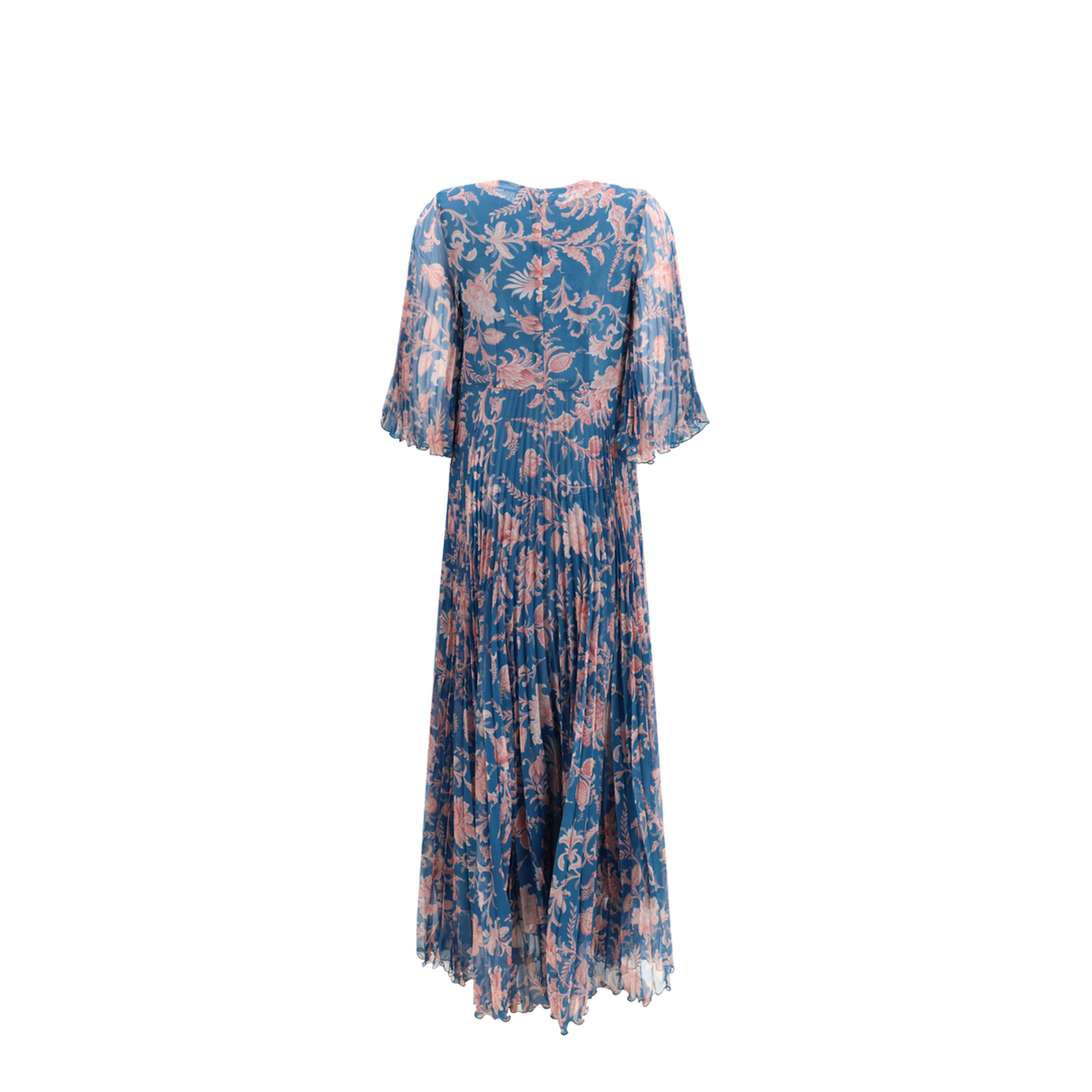 MAYFEYR - Etro - Maxi Pleated Dress With Flared Sleeves - WRHA0592AKH58