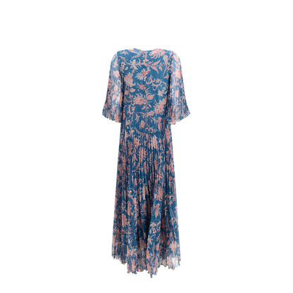 MAYFEYR - Etro - Maxi Pleated Dress With Flared Sleeves - WRHA0592AKH58