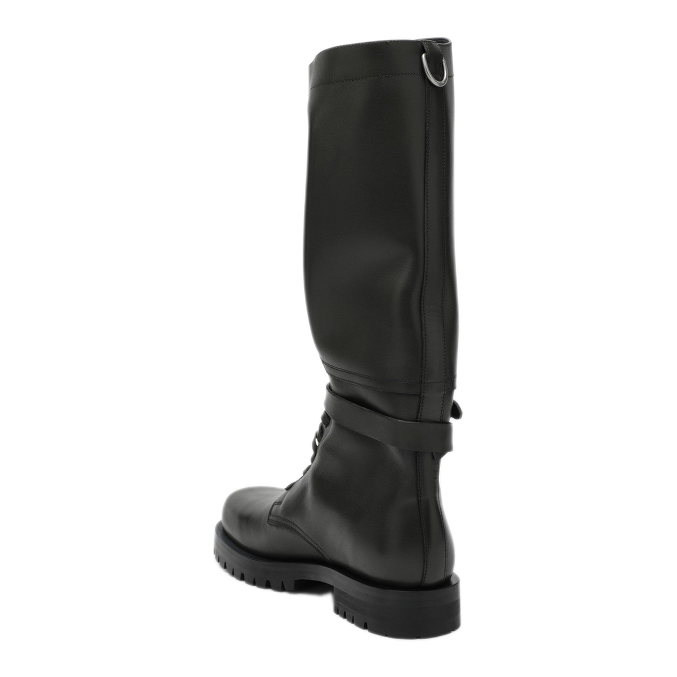 MAYFEYR - Durazzi Milano - Dark Green High Combat Boots - FW25SB07PE0036G002