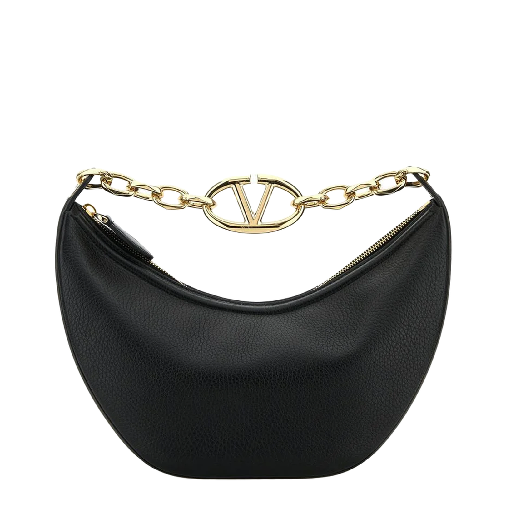 Small VLogo Moon Hobo Bag