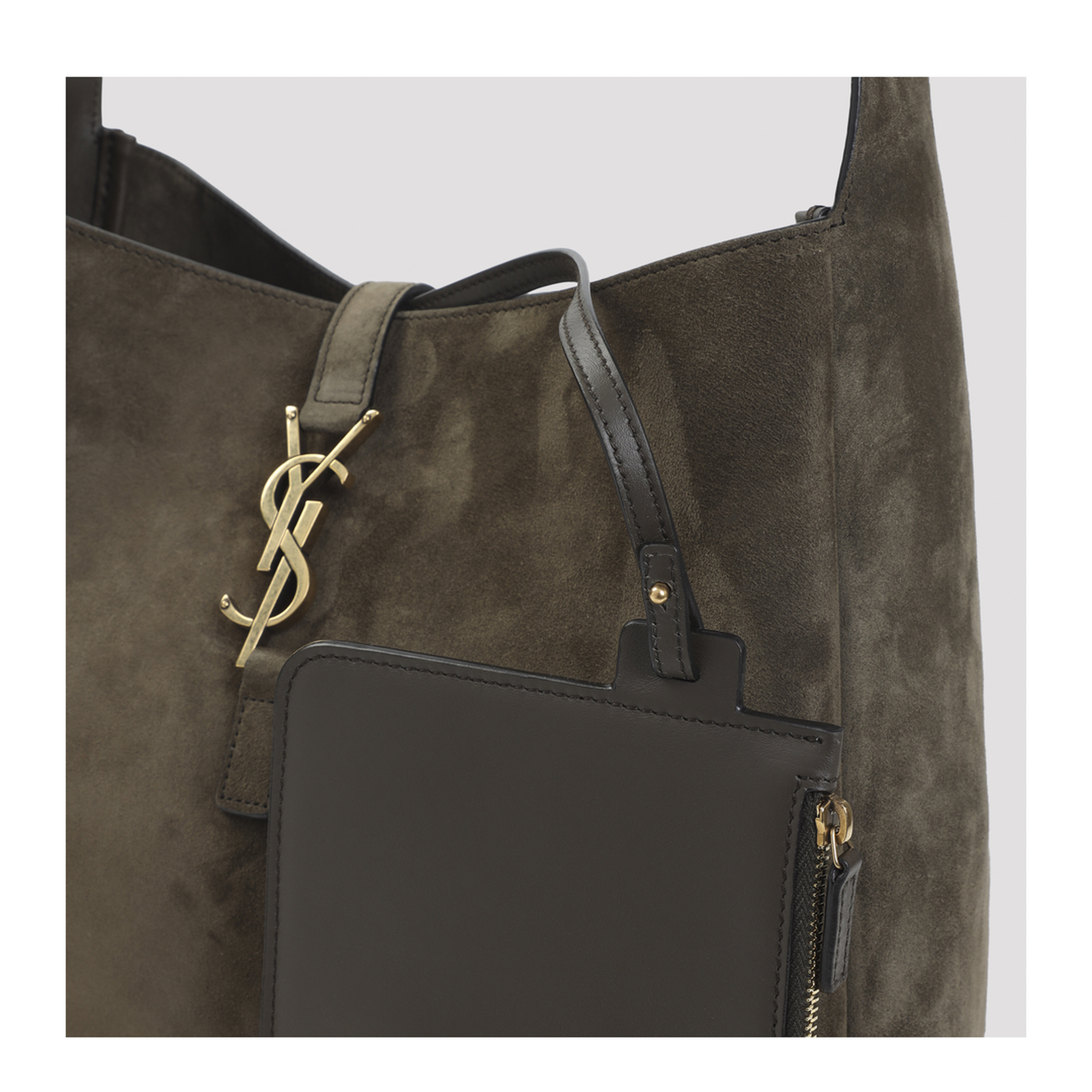 MAYFEYR - Saint Laurent - Le 5 À 7 Suede Bag - 8505451U80W