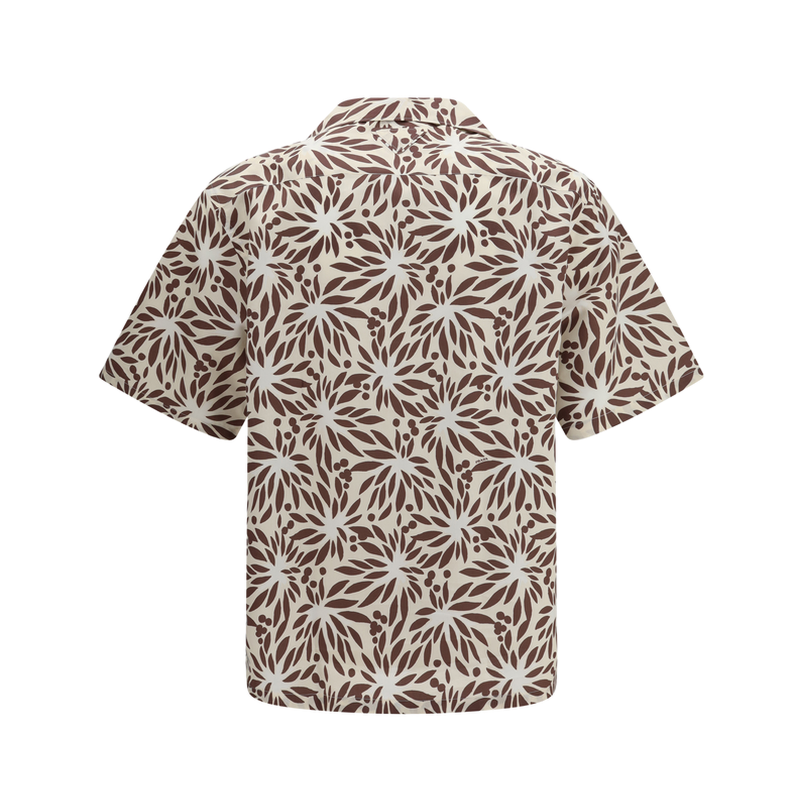 MAYFEYR - Prada - Printed Cotton Bowling Shirt - UCS414SUMO19GY