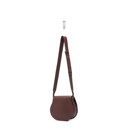 MAYFEYR - Chloè - Marcie Saddle Bag In Grained Leather - CHC24AS679I3127M