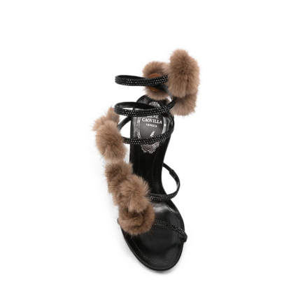 MAYFEYR - Rene' Caovilla - Sandals Black - C12883-105R001Y440