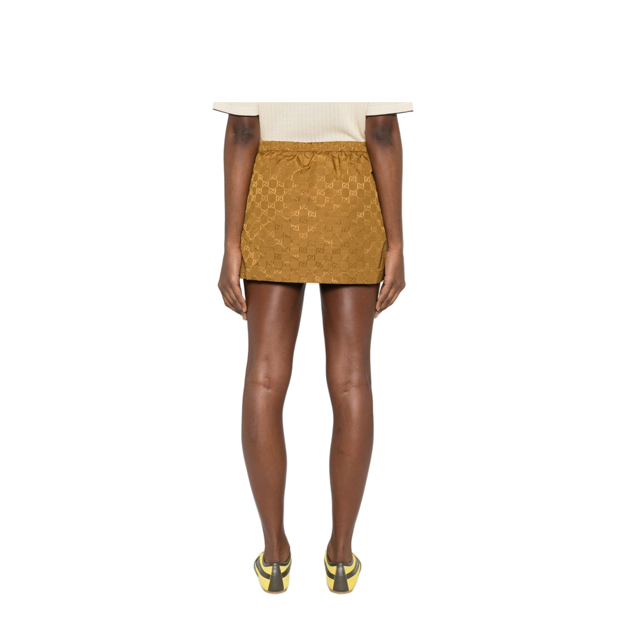 Miniskirt with GG Texture