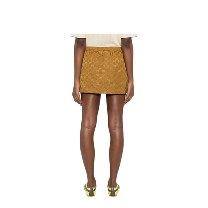Miniskirt with GG Texture