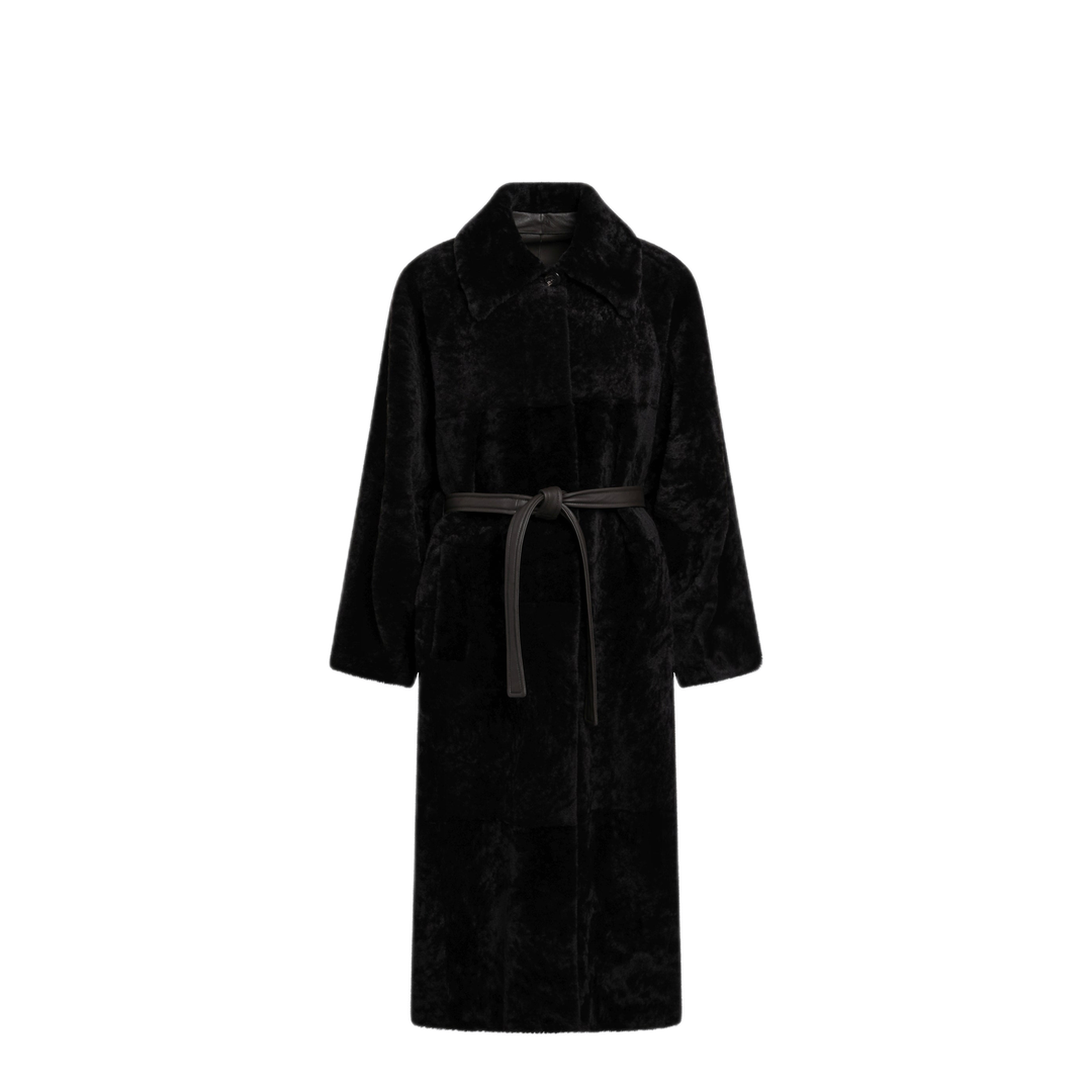 MAYFEYR - Blancha - Chocolate Brown Belted Fur Coat - 2619030057CI
