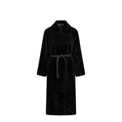 MAYFEYR - Blancha - Chocolate Brown Belted Fur Coat - 2619030057CI