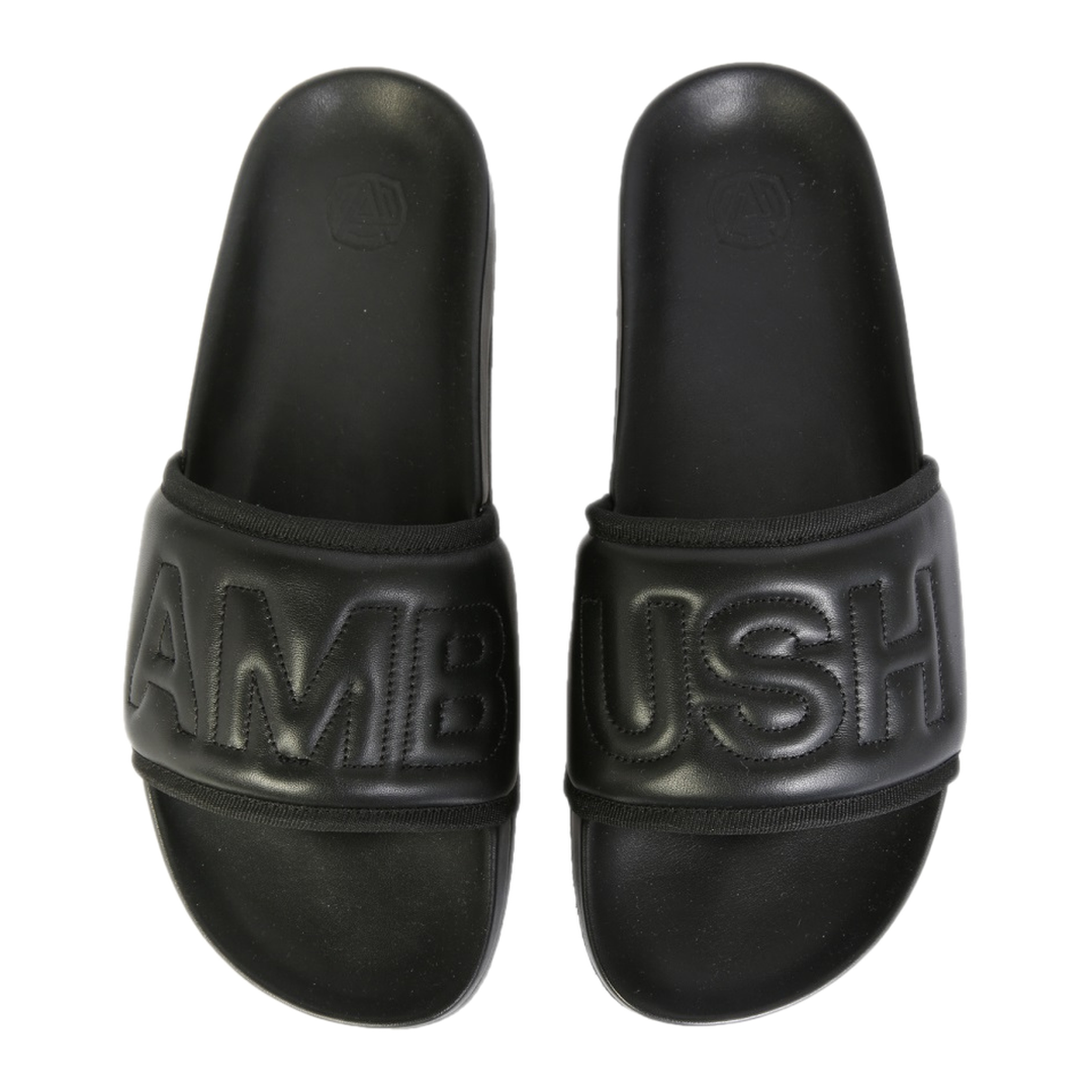 MAYFEYR - AMBUSH - Leather Slide Sandals - BMIC001S21LEA0011010