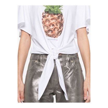 Graphic Print White Top
