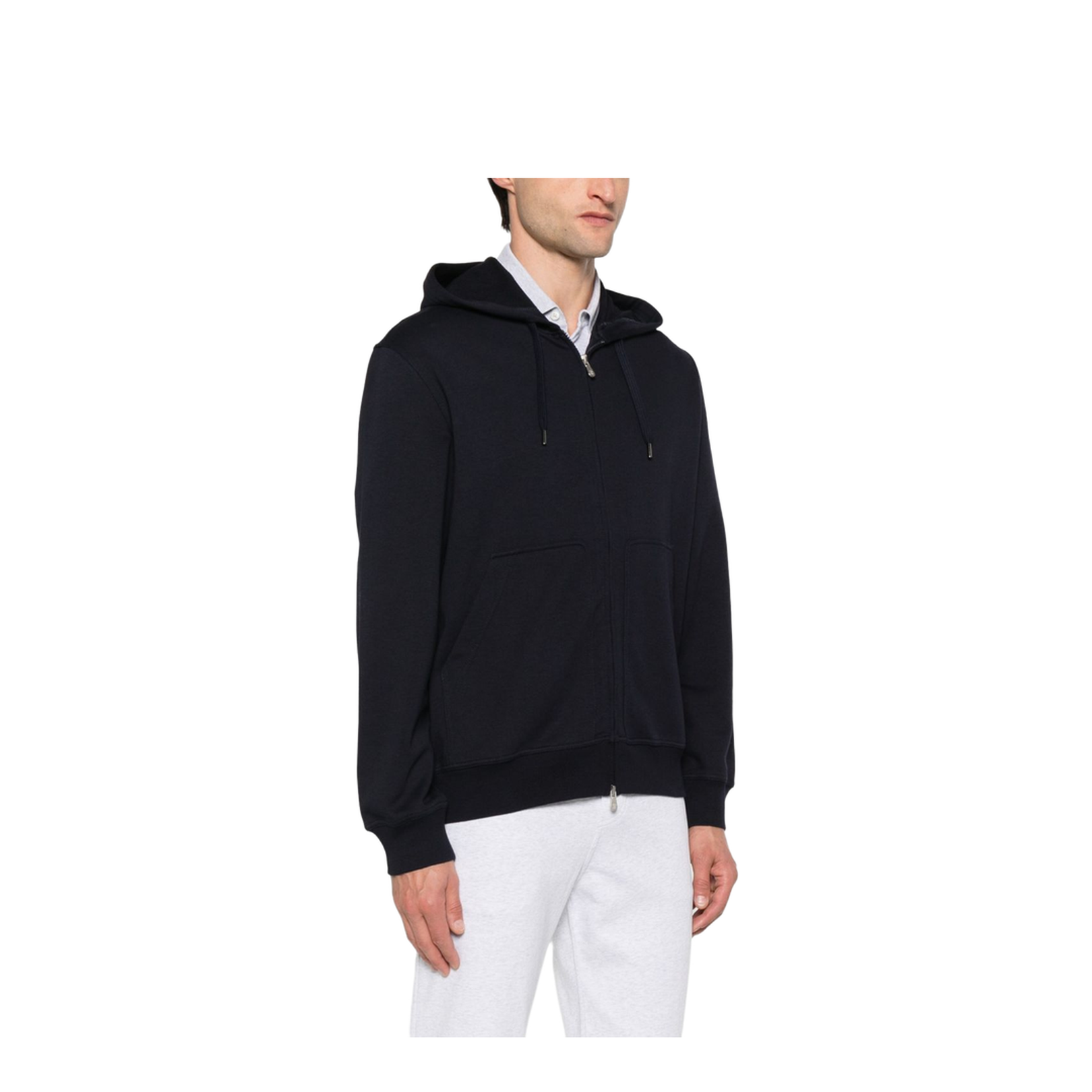 Cotton Zipped Hoodie