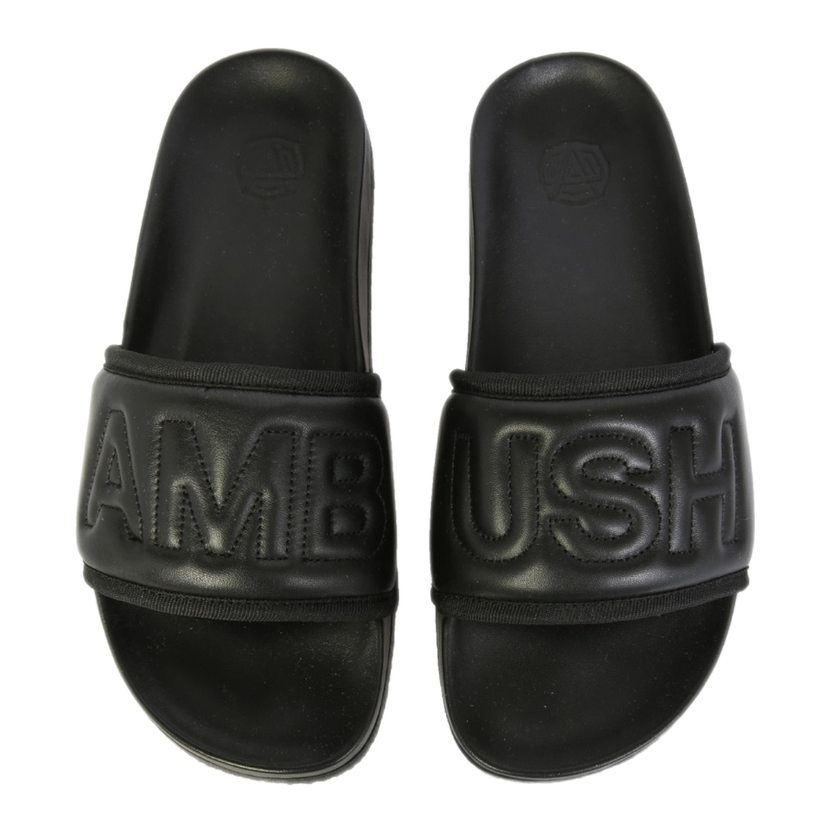 MAYFEYR - AMBUSH - Leather Slide Sandals - BWIC001S21LEA0011000