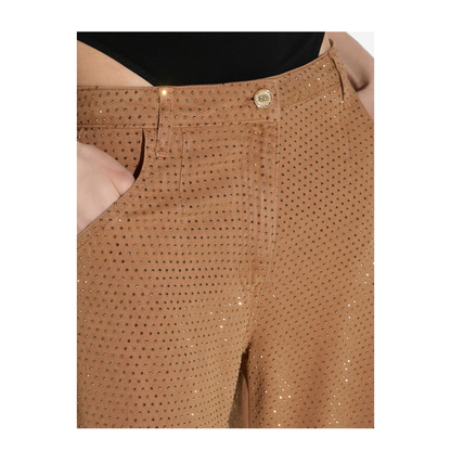 MAYFEYR - Elisabetta Franchi - Trousers Brown - PJ16D66E2AI6