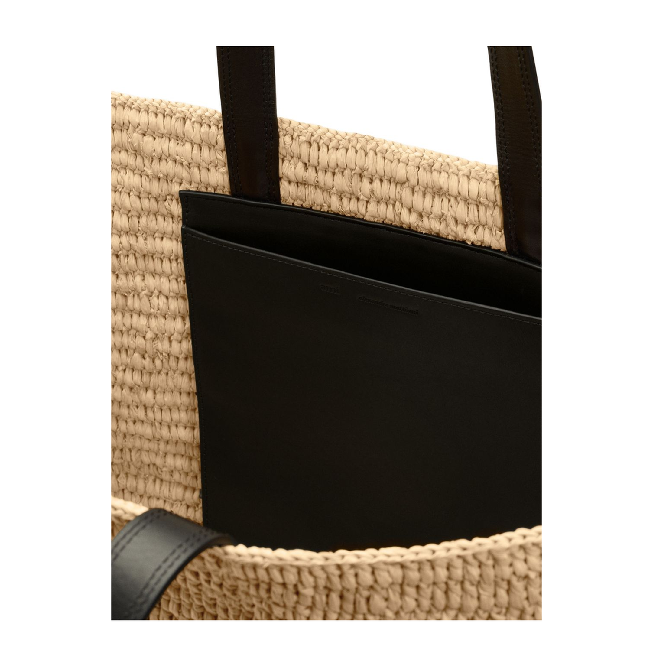 Ami de Coeur Raffia Tote Bag - Natural