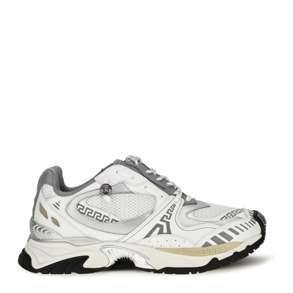 MAYFEYR - Versace - Icaro Sneakers In Fabric Mesh And Leather - 10261881A19106