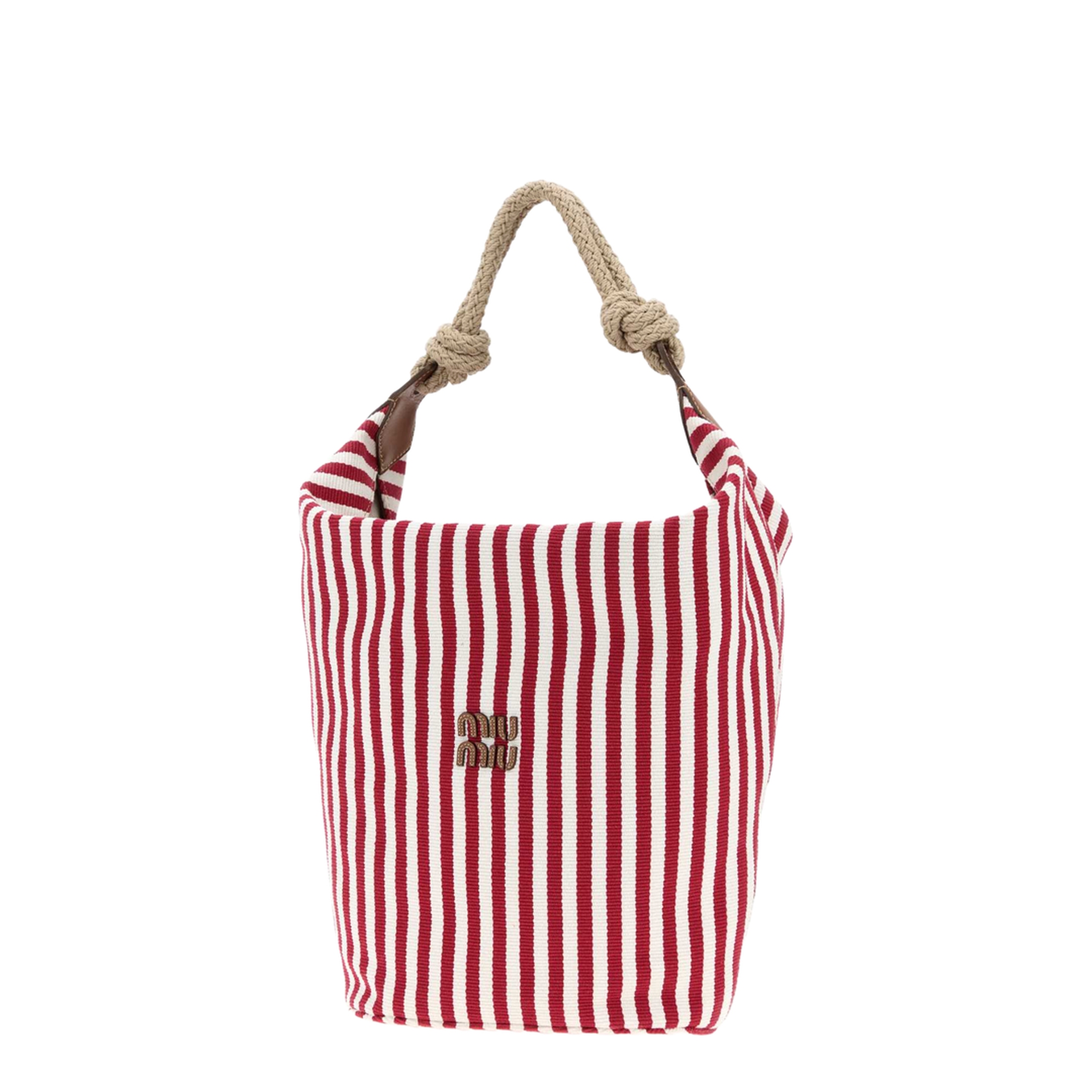 MAYFEYR - Miu Miu - Embroidered Canvas Bucket Bag - 5BE107VILO2I0GF0ZIZ