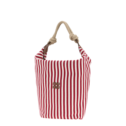 MAYFEYR - Miu Miu - Embroidered Canvas Bucket Bag - 5BE107VILO2I0GF0ZIZ