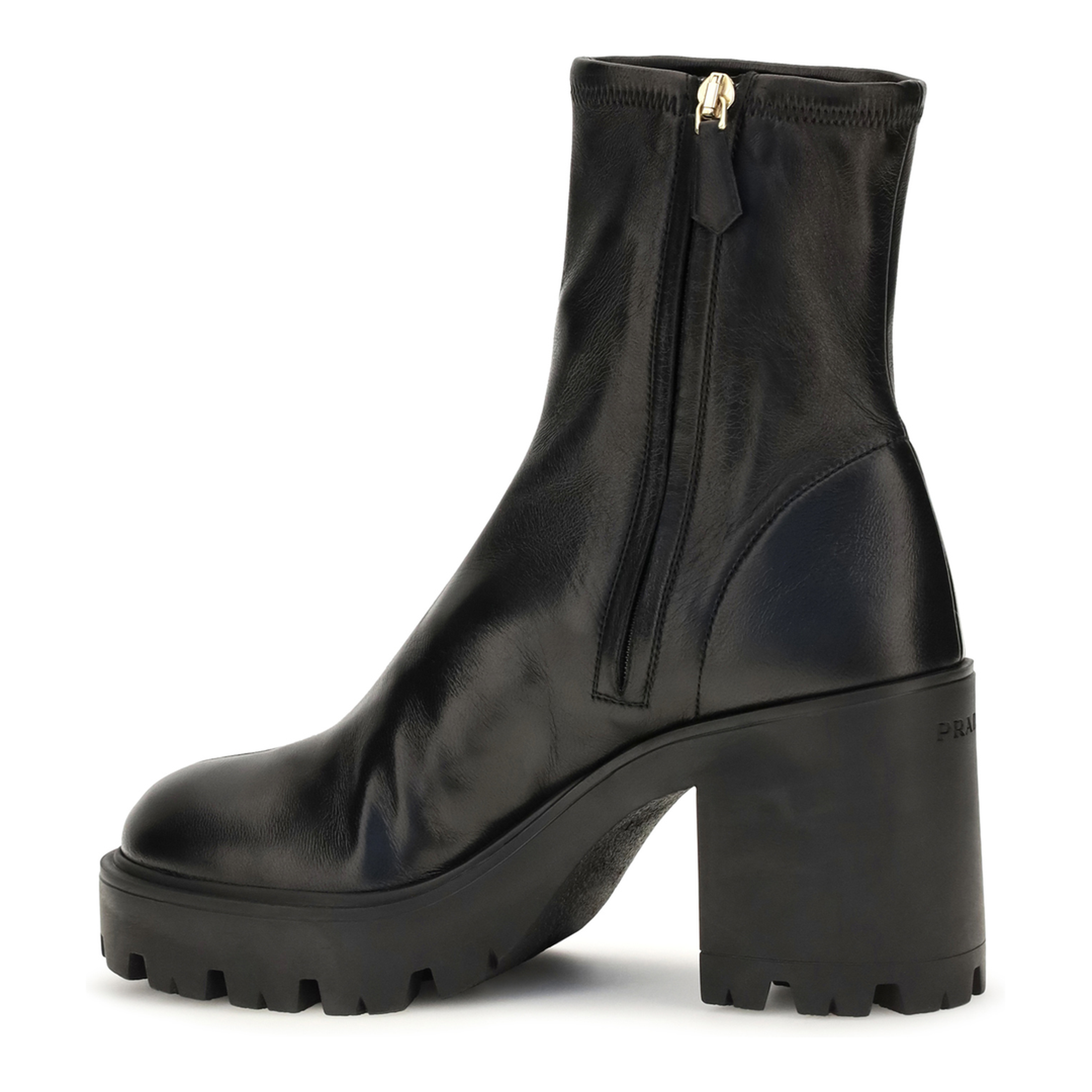 MAYFEYR - Prada - Stretch Leather Platform Ankle Boots - 1T546OF085L68F0002