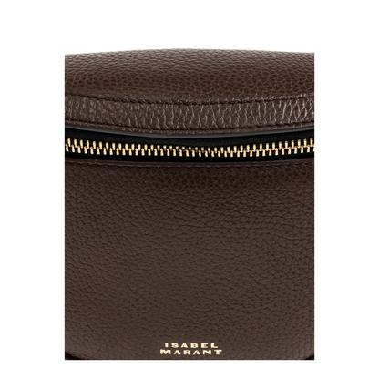 MAYFEYR - Isabel Marant - Hammered Leather Belt Bag With Studs - BJ0001FAD1C04M
