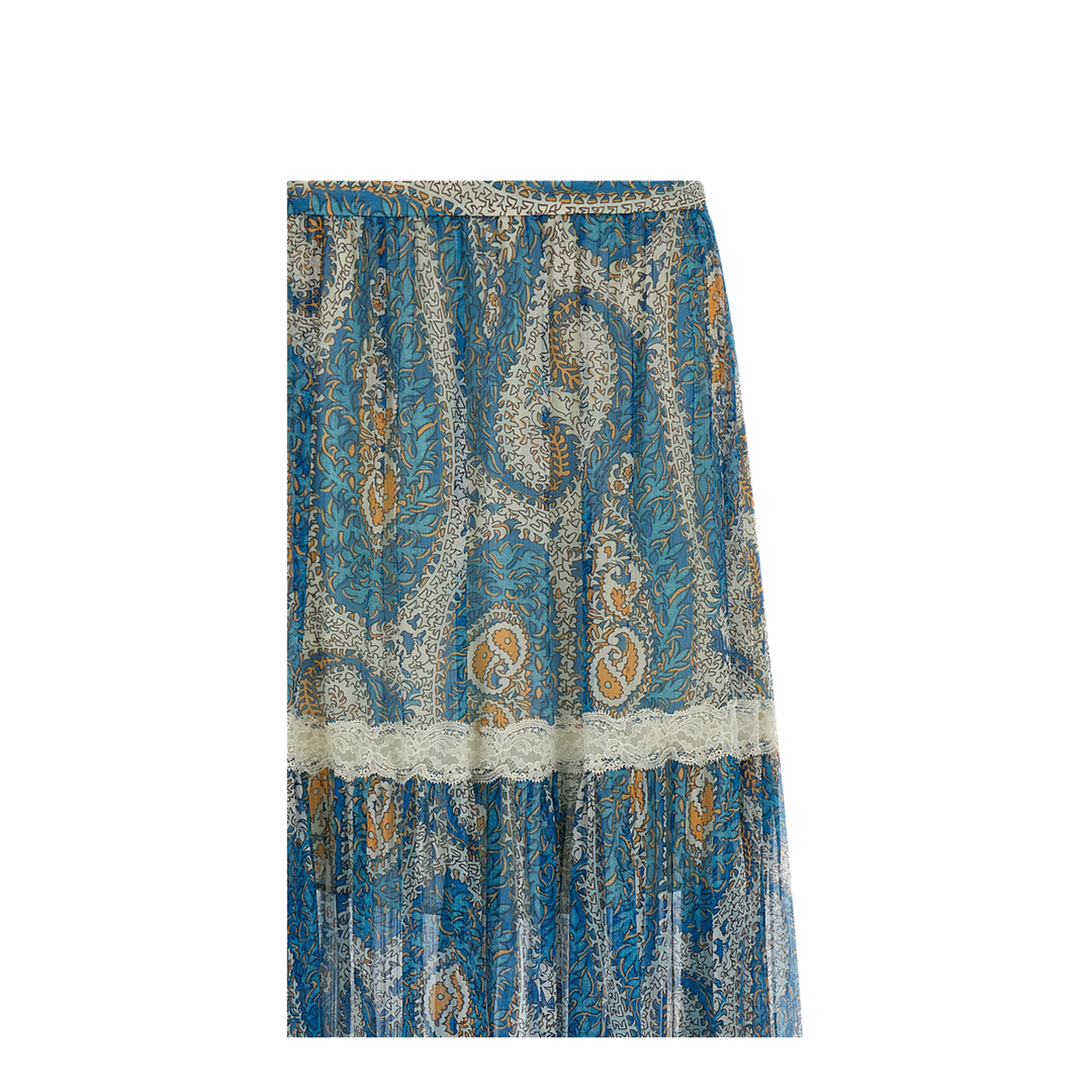 Lace Insert Skirt
