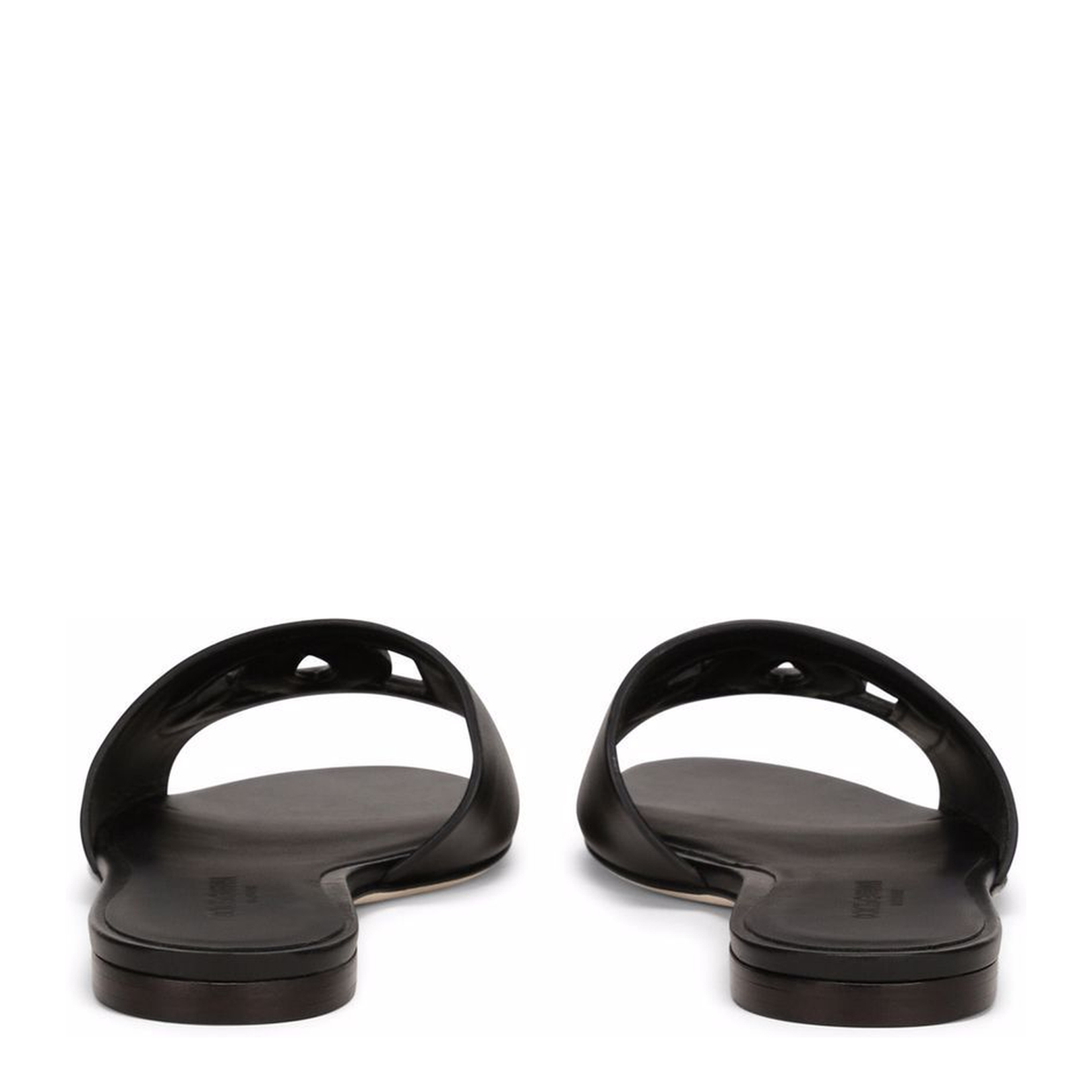 Calfskin Slides with DG Millennials Logo