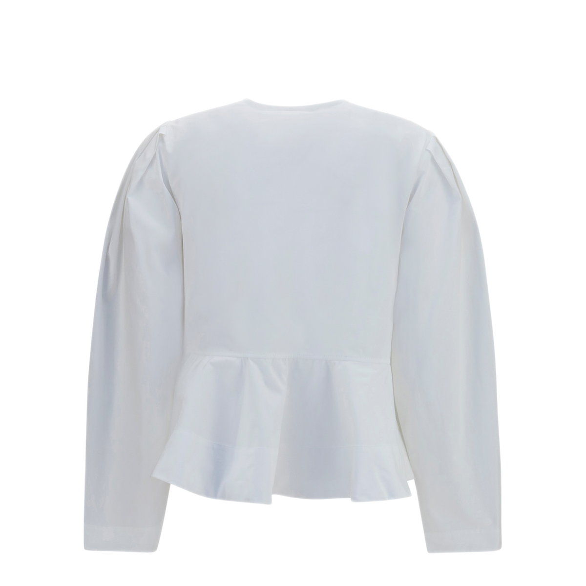 MAYFEYR - Ganni - Cotton Poplin Blouse With Bows - A1040486151