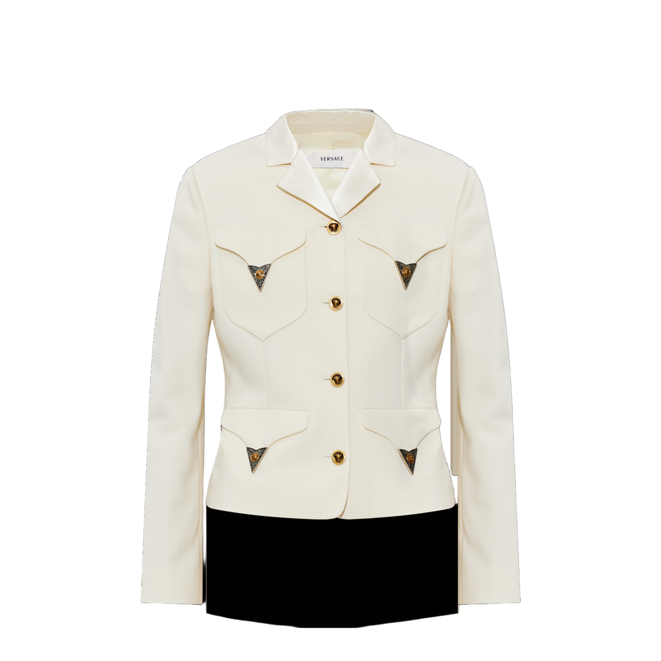 MAYFEYR - Versace - Blazer With Appliqués - 10254491A183051W740