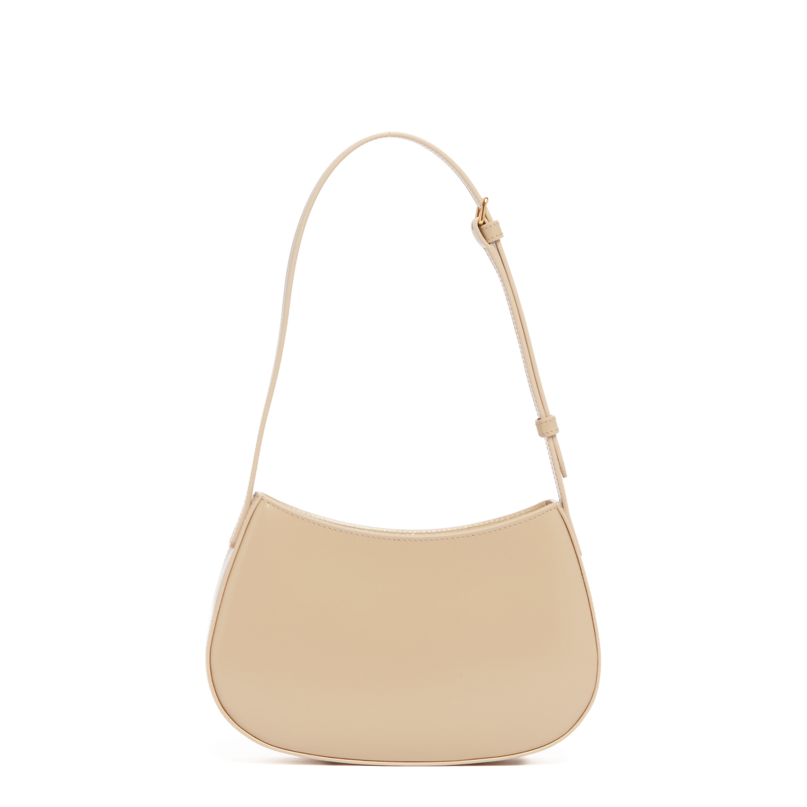 Medium Tilly Bag in Shiny Calfskin - Black
