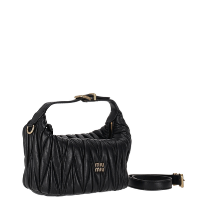 Matelassé Nappa Leather Pouch