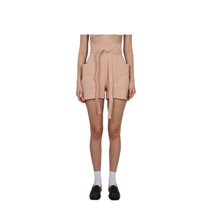 MAYFEYR - PHILOSOPHY DI LORENZO SERAFINI - High Waist Shorts With Belt - 033321260168