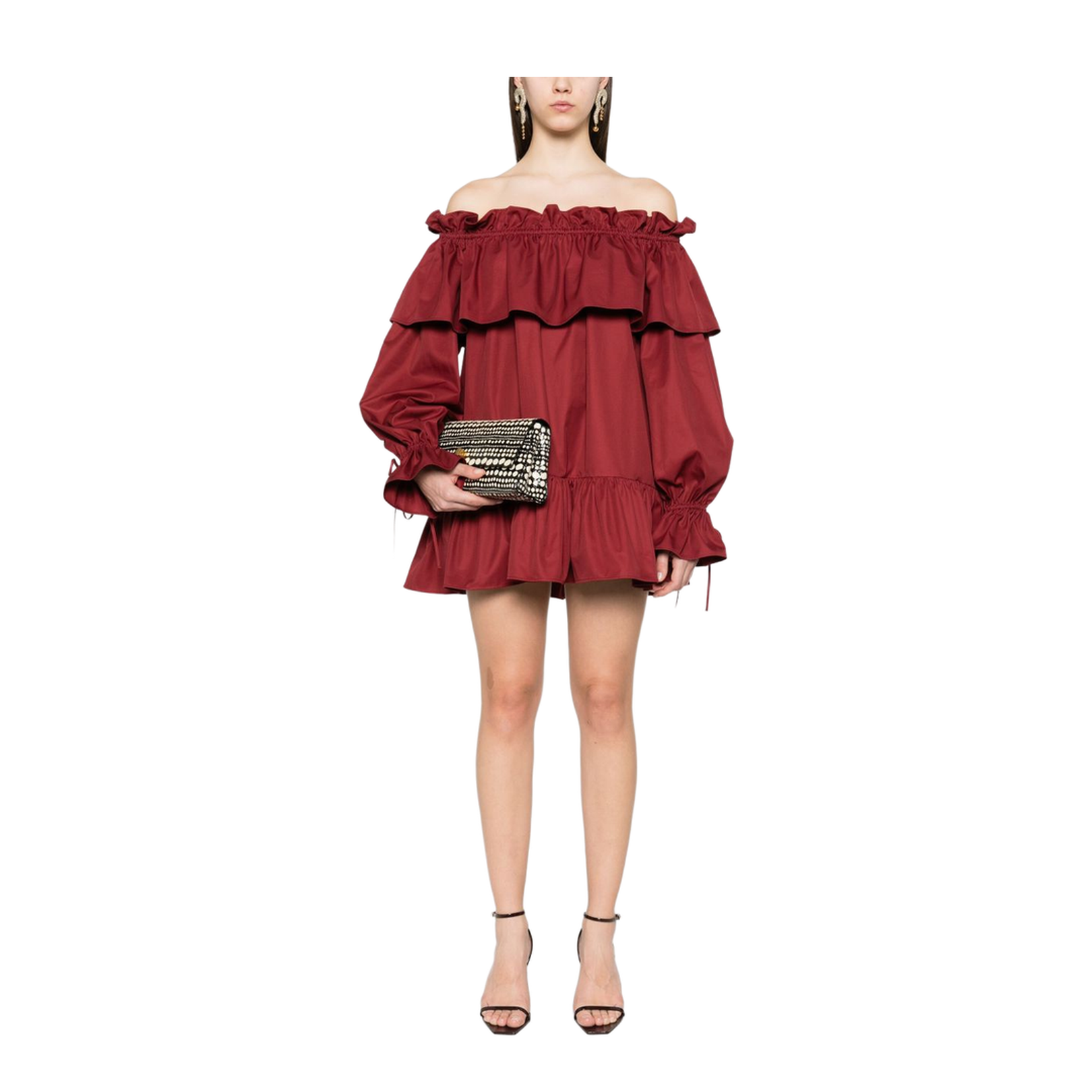 Off-Shoulder Ruffled Dress