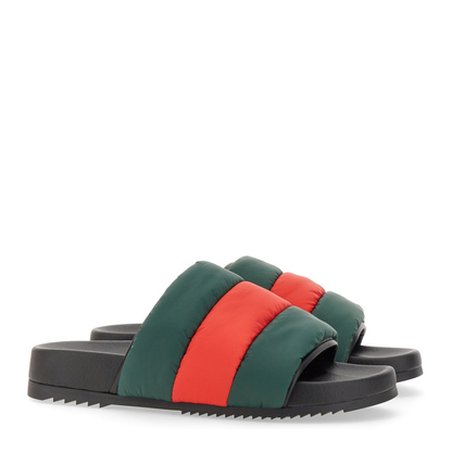 Slider Sandal with Web Ribbon