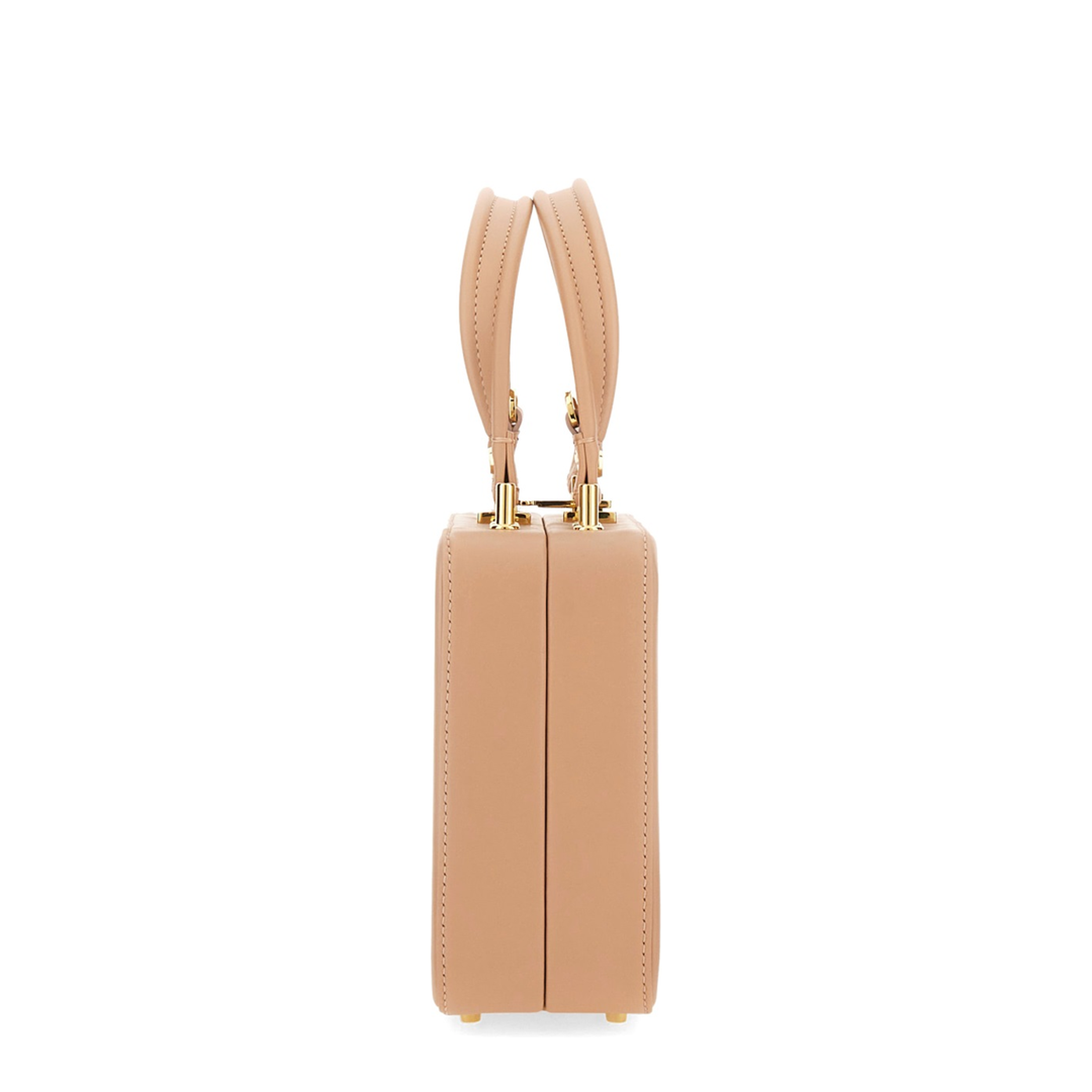 Peach Handbag Push Lock