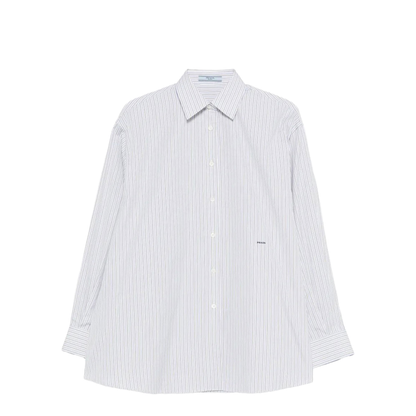 MAYFEYR - Prada - Double-Stripe Cotton Poplin Shirt - P493IRSOOO18RG