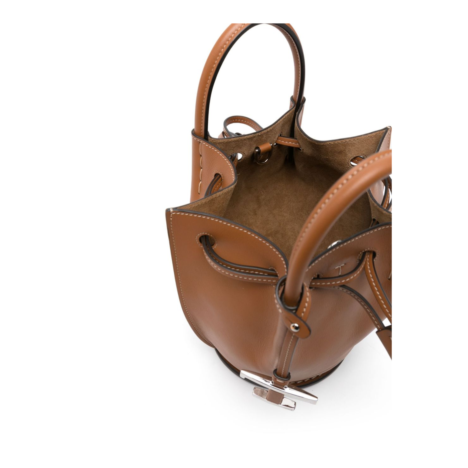 Exquisite Leather Bucket Bag