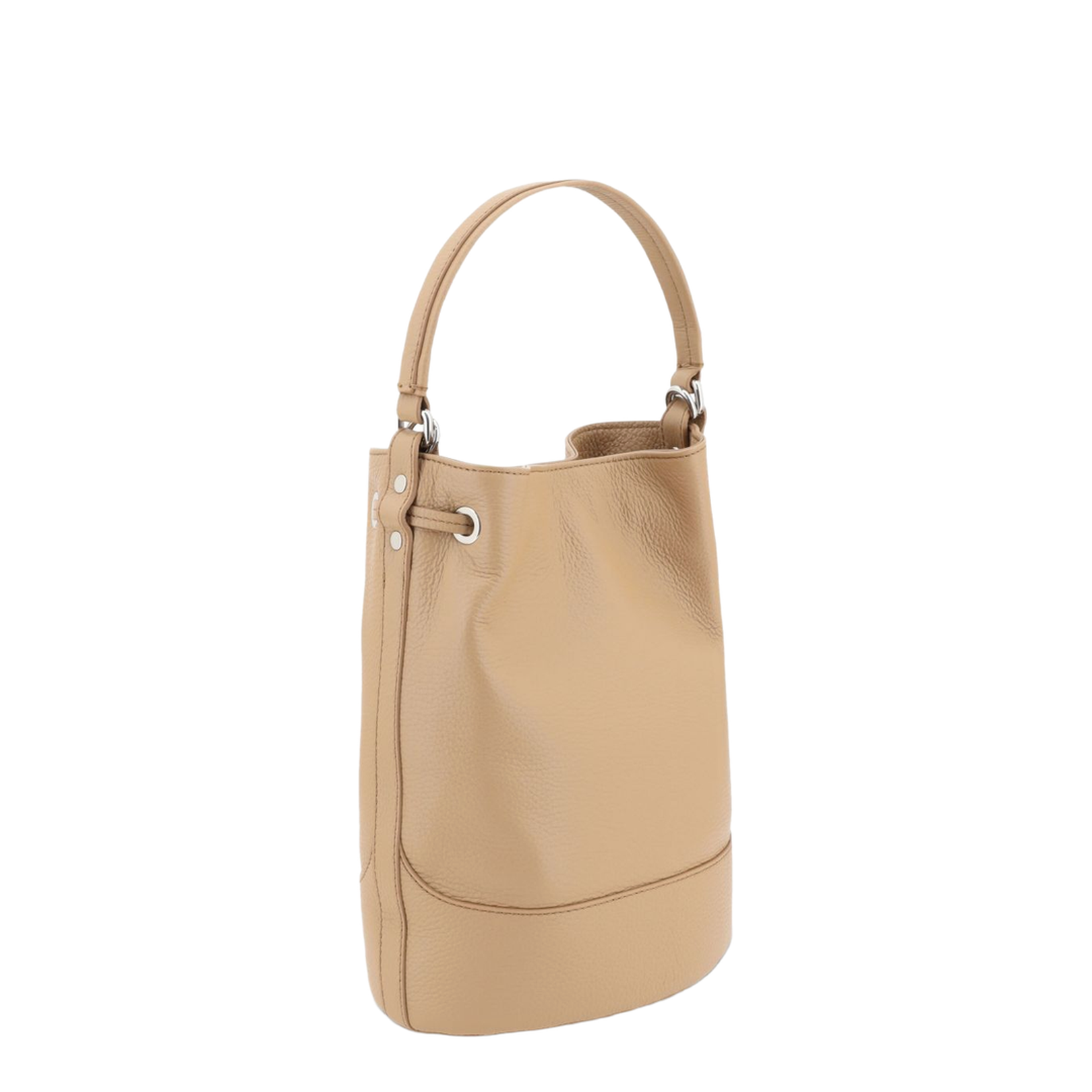 Small Leather Bucket Bag